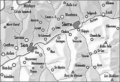 Swisstopo - Skitourenkarte Schweiz - 273S Montana, 1:50000